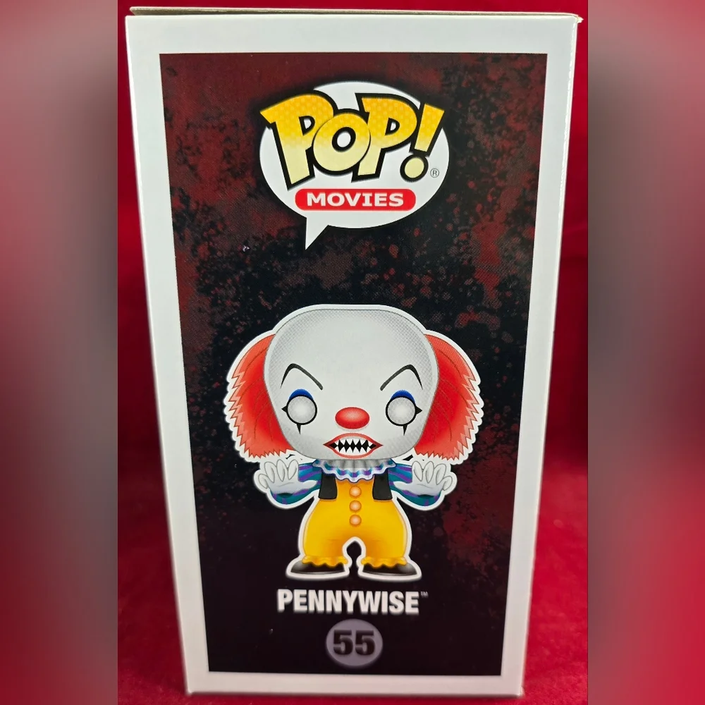 Funko Pop! Pennywise # 55 (Nib) With Pop Protector - Picture 6 of 7